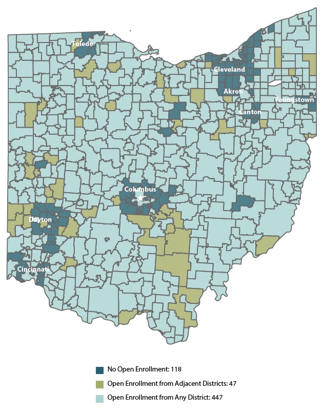 Some Ohio districts could fill empty seats via open enrollment—but